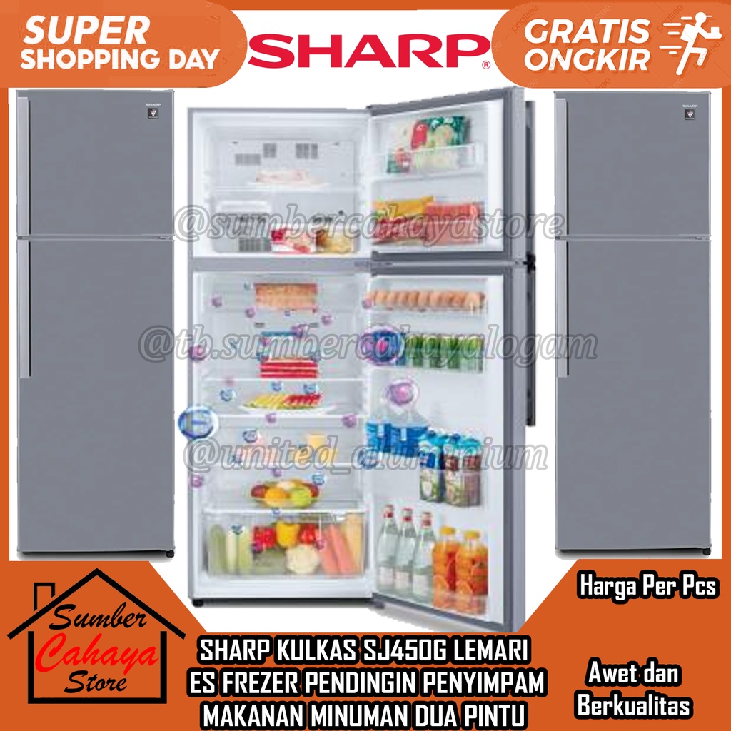Harga Lemari Es 2 Pintu Freezer Besar - Dekat Sini