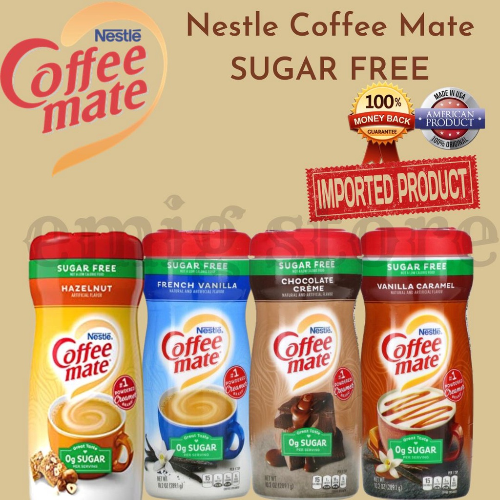 

Nestle Coffee Mate SUGAR FREE (IMPORTED USA)