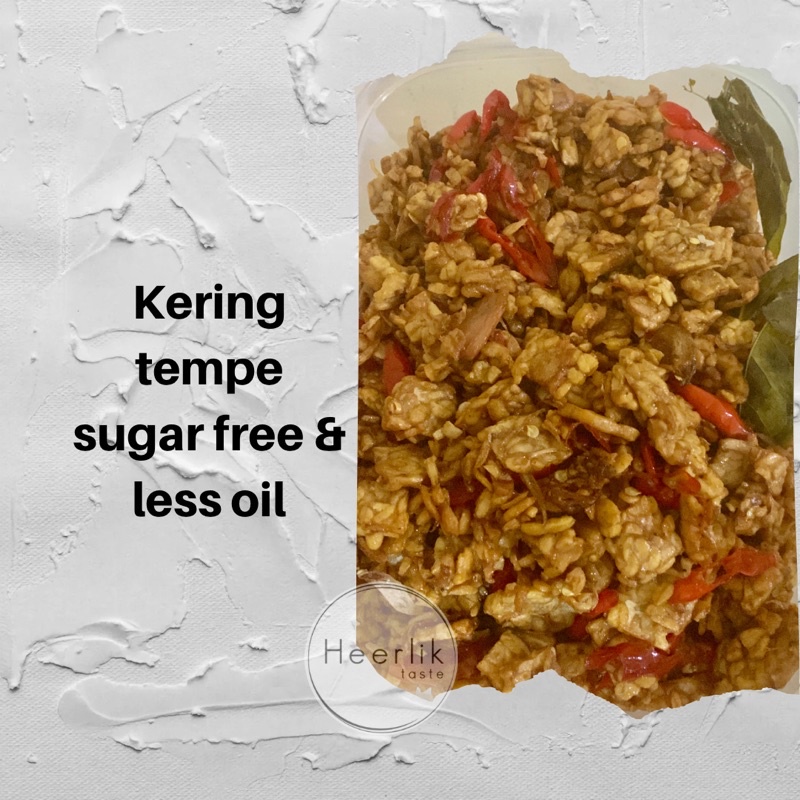 

kering tempe - sugar free, less oil (aman untuk diabet dan cocok untuk yang sedang diet)