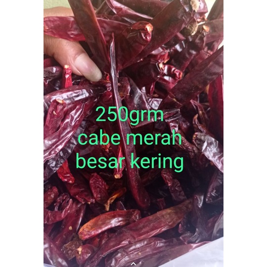 

( 250grm ) cabe merah besar kering tanpa tangkai