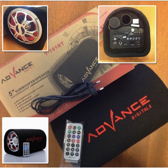 Speaker Advance Bluetooth T-101 Bt 5Inch