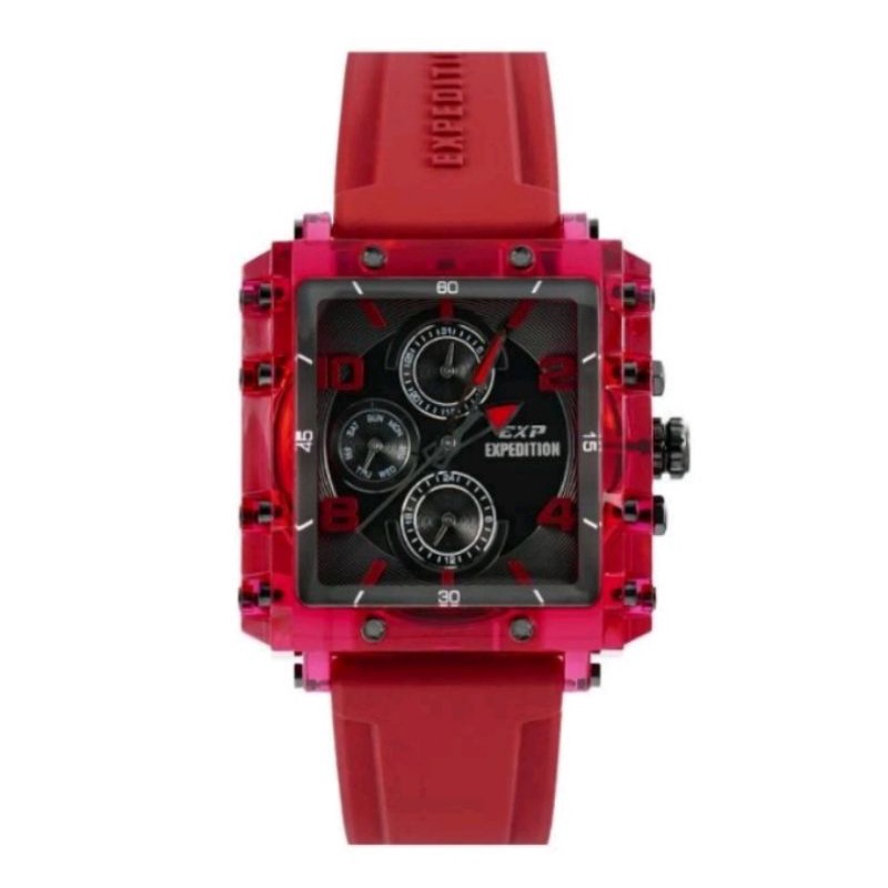 EXPEDITION E6808 RED MERAH JAM TANGAN WANITA ORIGINAL