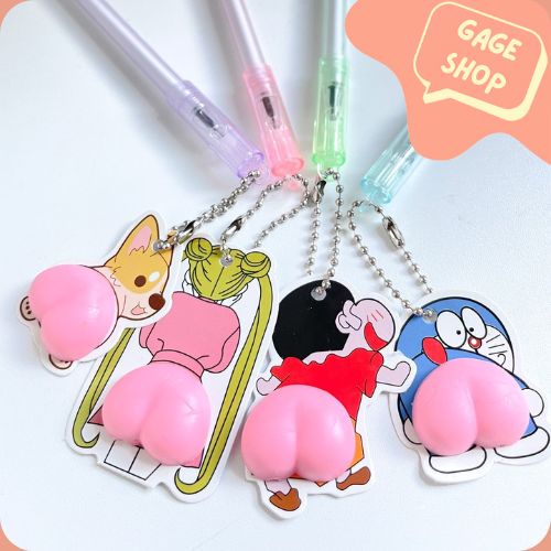 

pulpen bolpen gel pen gel bokong anime lucu pen ATK alat tulis kebutuhan anak sekolah imut bisa COD termurah bisa COD import