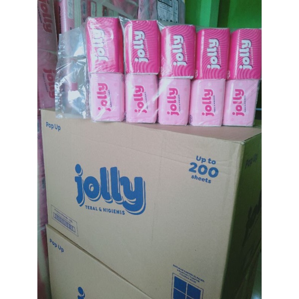 Jual Karton Pcs Jolly Pop Up Kuliner Tisu Makanan Tissue Serap Minyak Shopee Indonesia