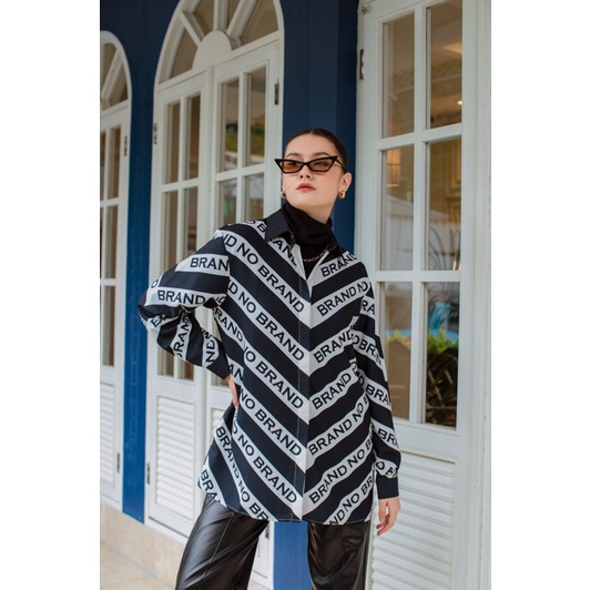 BRAND NO BRAND BNB ARROW TOP BLACK