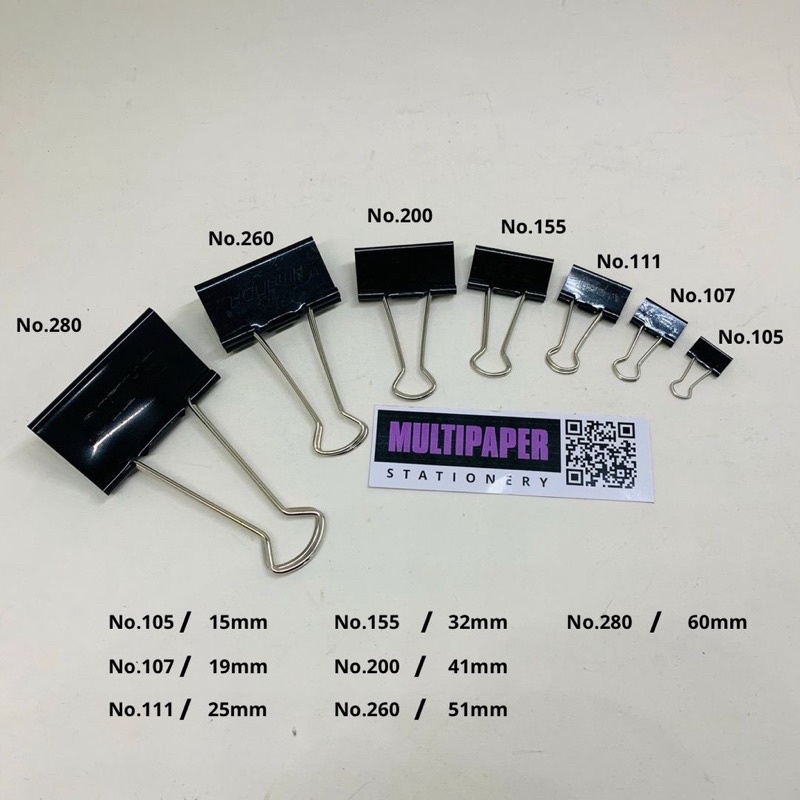 

Binder Clip Penjepit Kertas No 111 (12 Kotak)