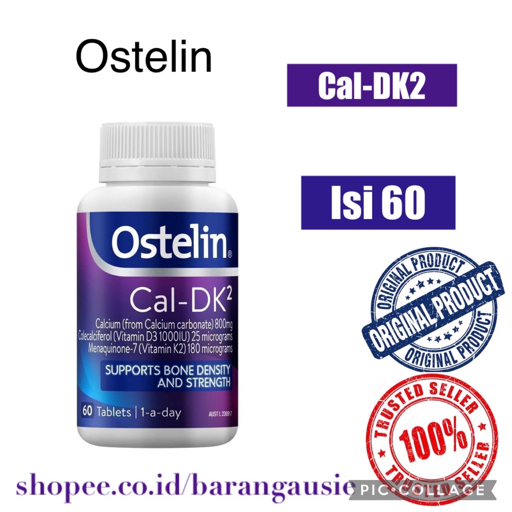 Jual Ostelin CalDK2 Calcium, Vitamin D & Vitamin K for Bone Health