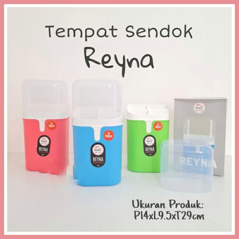 KD1 TEMPAT SENDOK GARPU SEKAT REYNA REALPICT BERKUALITAS / WADAH PERALATAN MAKAN