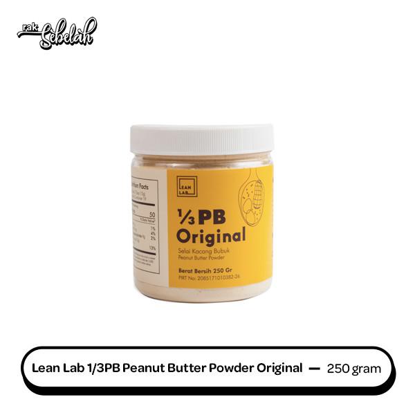 

Selai Lean Lab 1/3Pb Peanut Butter Powder Original 250Gr Selai Kacang Bubuk