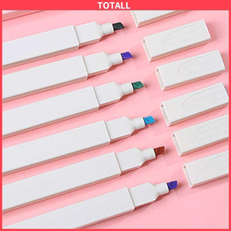 COD COD multicolor pena stabilo siswa 6PCS/set Stabilo / highlighter pastel 6 colors warna-Totall