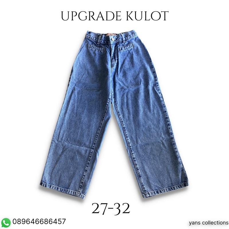 Celana Kulot Upgrade Strech Highwaist Original