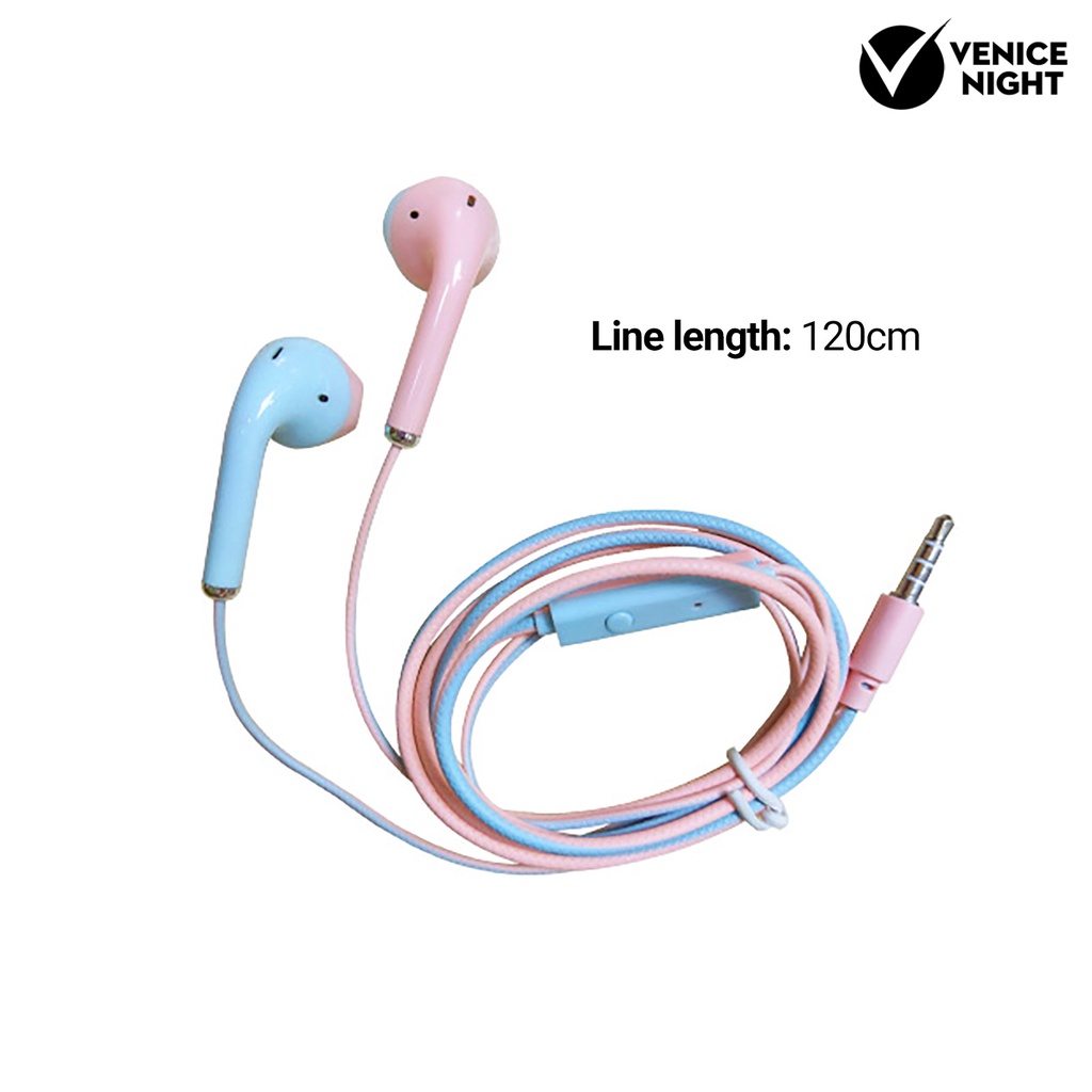 (VNEP) (Berkabel) U24 Headset Earphone Earbuds Gaming In-ear Noise Canceling Ringan 3.5mm Untuk Lari