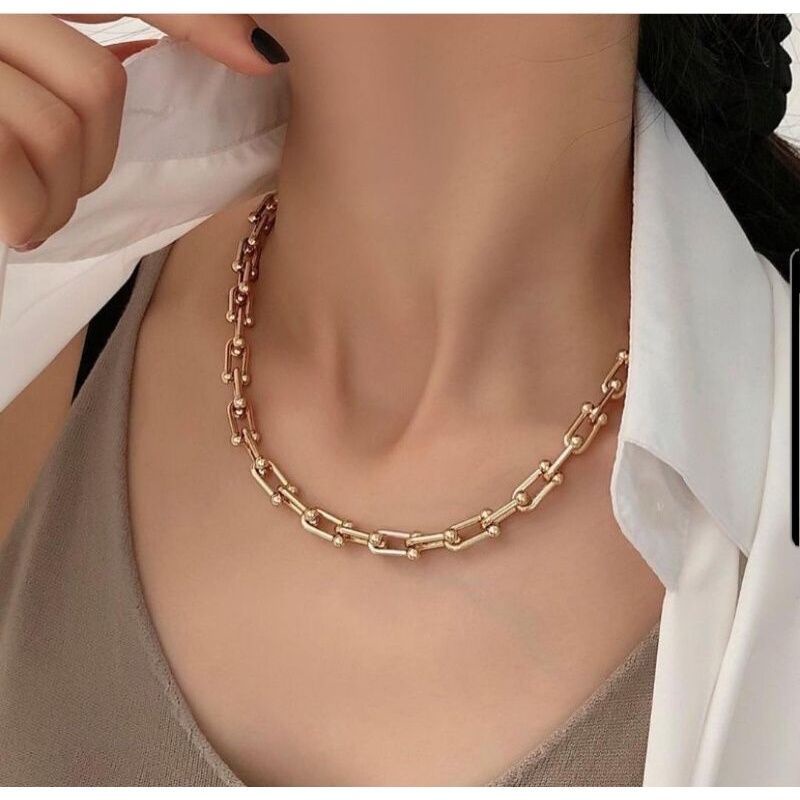 Kalung Titanium asli Tifannyy Premium Quality Anti karat anti alergi Stainless steel ori K882