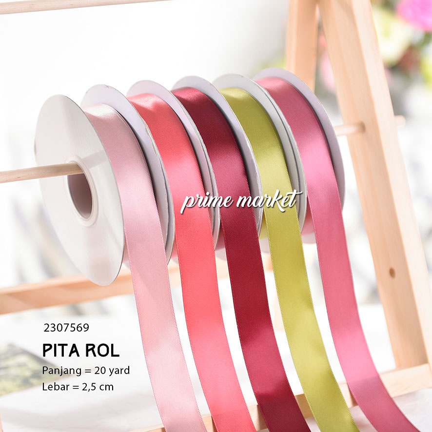 

Pita Roll Buket Bunga Pita Kado Flower Bouquet Ribbon Pita Roll 36 METER (2307569)