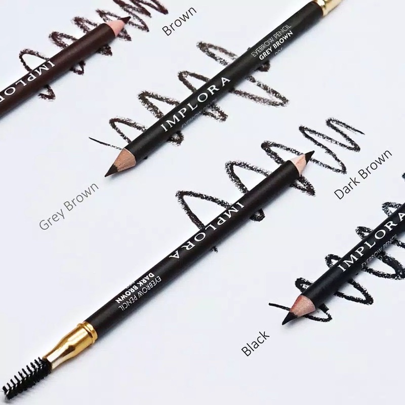 IMPLORA Eyebrow Pencil 2.5g | Soft Brow | Eye Pensil Alis Serut Rautan