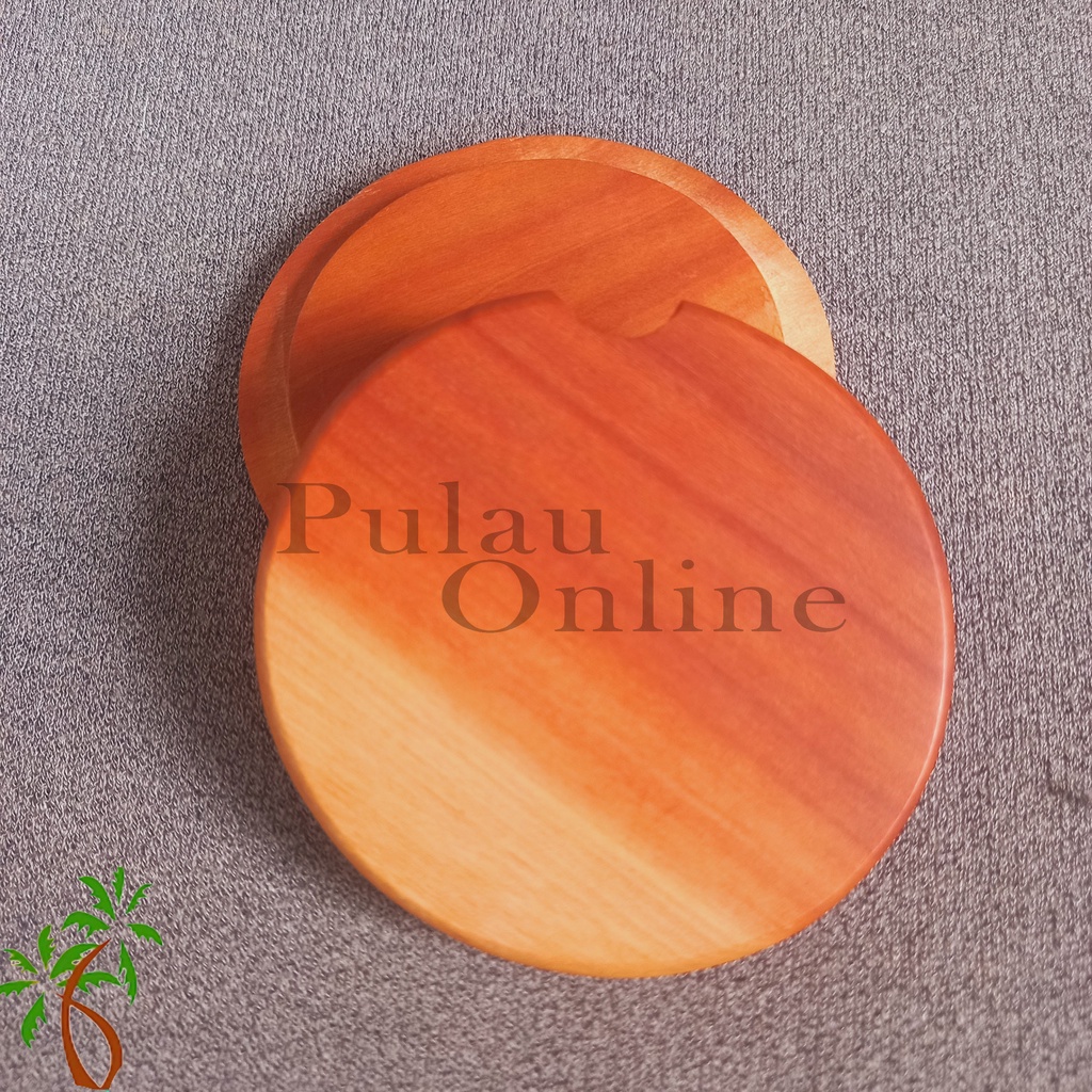 Tutup Gelas Kayu - Wooden Cup Lid Kayu