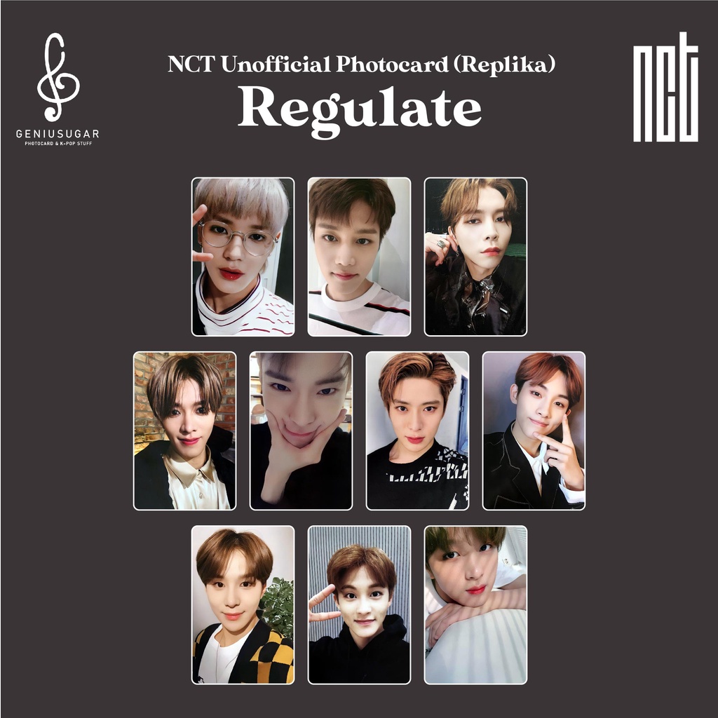 [REPLIKA NCT 127] PHOTOCARD REGULATE UNOFFICIAL