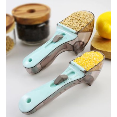 Sendok takar 2in1 takaran set bahan kering dan cair/ Measuring spoon 2in1