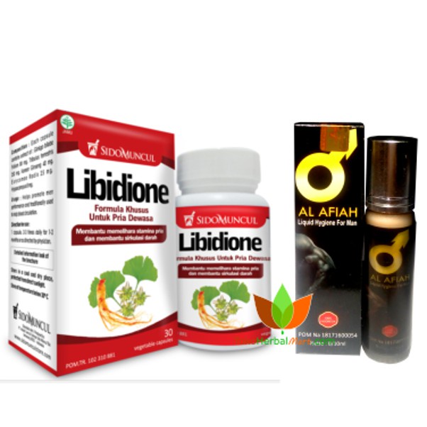 PAKET MURAH OBAT PRIA TAHAN LAMA DI RANJANG : KAPSUL LIBIDIONE SIDOMUNCUL & AL AFIAH OLES