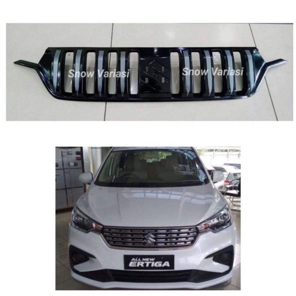 Grill Bumper Depan All New Ertiga 2018 2021 2022 2023 Appolo Hitam