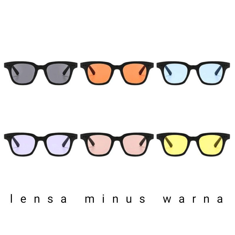 kacamata DAZZLE G lensa warna normal/minus