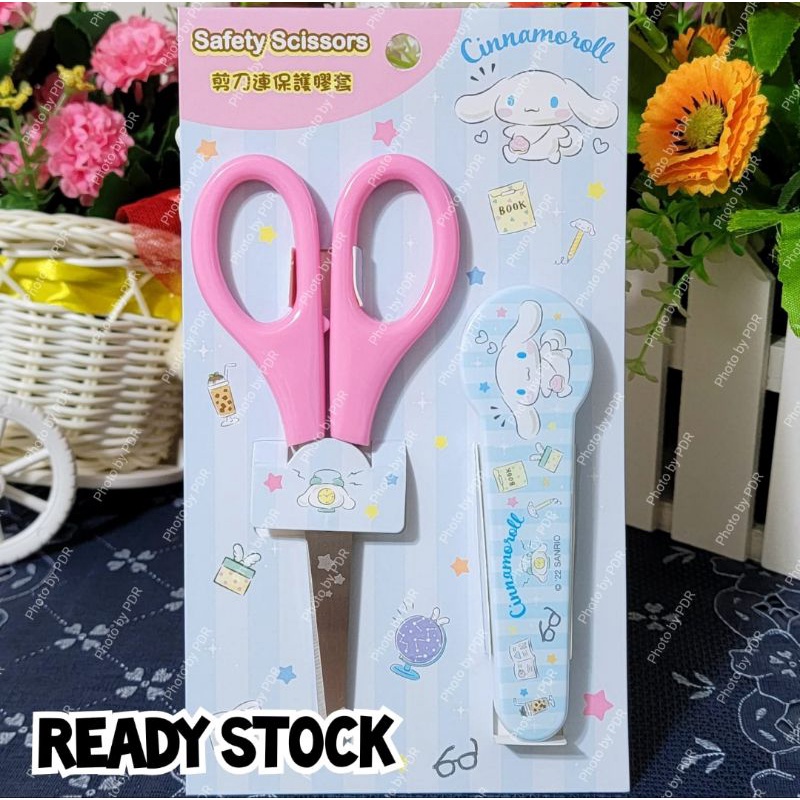 

Safety Scissors / Gunting Anak Dengan Penutup Sanrio Karakter Cinnamoroll