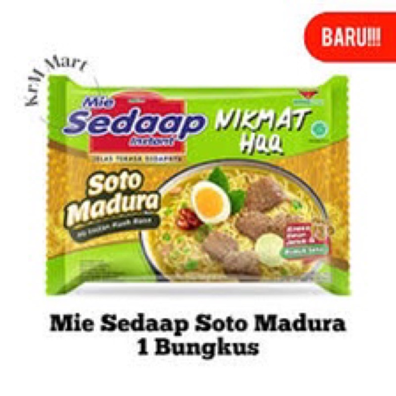 Jual Mie Sedap Soto Madura Shopee Indonesia