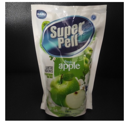 SUPER PELL PEMBERSIH LANTAI APPLE  REFILL 770ML