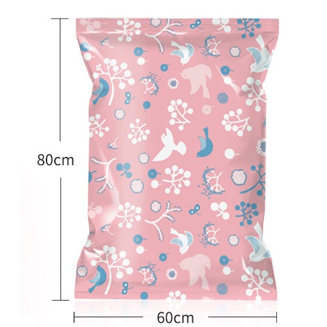 SD9u Whism Kantong Plastik Pakaian Vacuum Compression Bag 8 Pcs With Hand Pump Sn1000 Pink By Pro