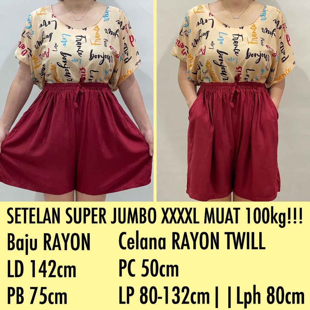 PAKET COMBO G !!! SETELAN BAJU BALI SUPER JUMBO FIT TO 4XL REAL PICT!!!