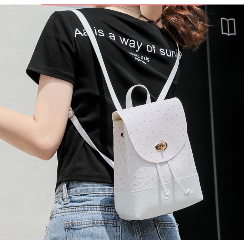 GrosirMart Tas Ransel Wanita Korea Tali Woman Bag Rancel Fashion Trend A59