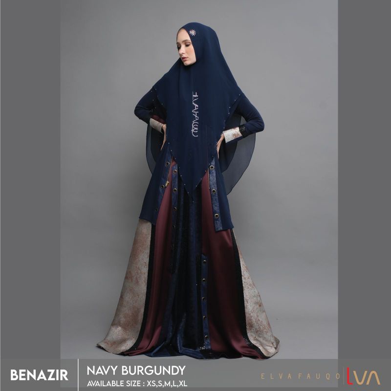 Gamis syari premium benazir by LVA