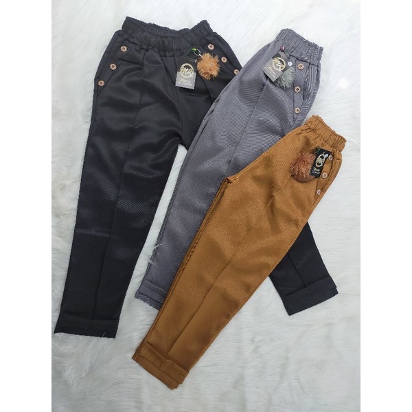 CLANA CELANA ANAK PEREMPUAN 4-13 TAHUN BAGY PANTS ANAKA CELANA PANJANG ANAK FASHION ANAK