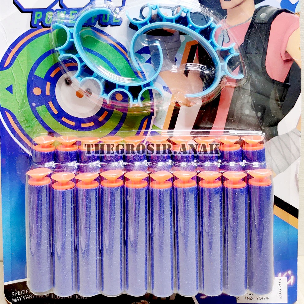 Shoot Gun Power LG9 ISI 20pcs Sudah SNI REFILL Tembak Dart Tempel ISI ULANG Foam Gabus