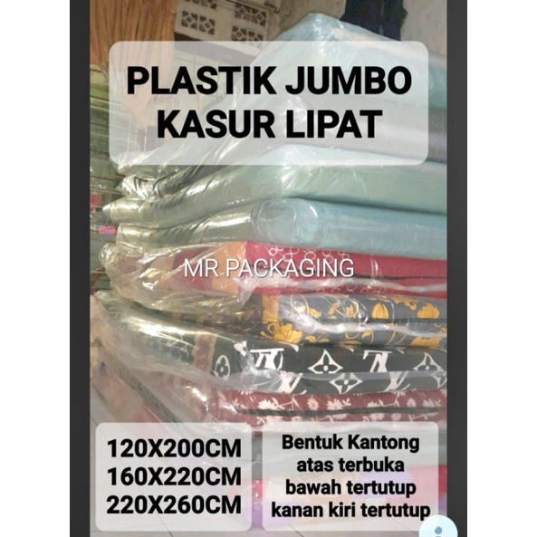 Jual Plastik Pembungkus Kasur Lipat Plastik Pe Bening Ori Kantong Plastik Jumbo Kresek