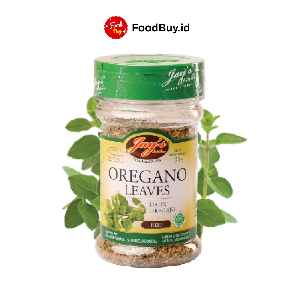

Jay's Oregano Leaves / Daun Oregano 25 gr