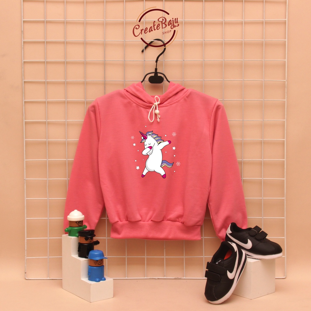 JAKET HOODIE ANAK UNISEX PEGASUS UNICORN BABYTERRY LENGAN PANJANG FASHION TERMURAH JAKET ANAK POLOS