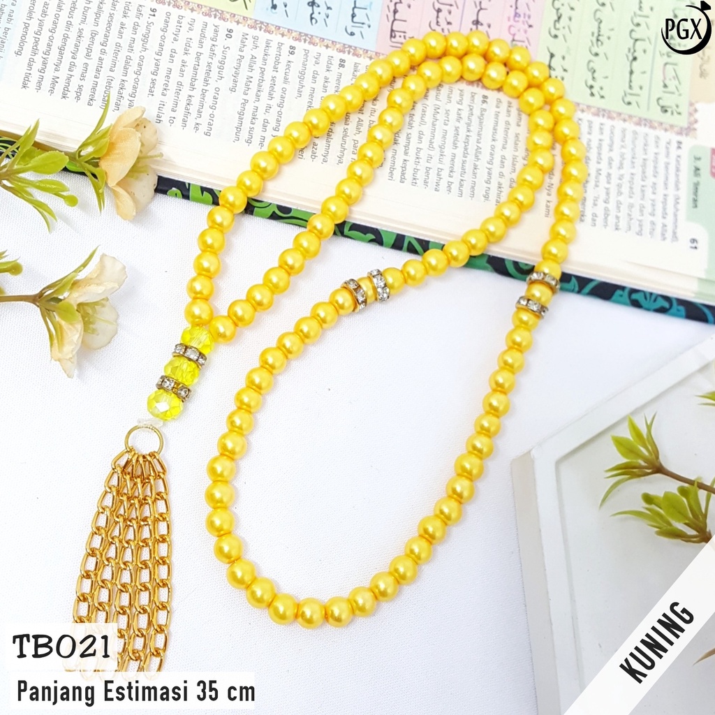 PGX Tasbih Mutiara / Kristal Mewah 99 Butir Fashion Muslim TB021