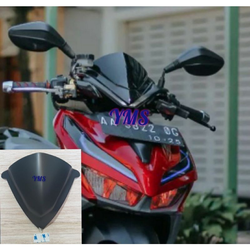VISOR VARIO 150 125 NEW KEYLESS MODEL JENONG WINDSHIELD VARIO 150 125 NEW KEYLESS MODEL JENONG

