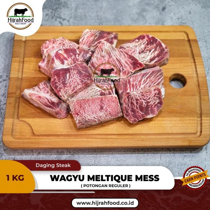 

Wagyu Meltique Mess Beef Steak AUS - Regular 1 kg