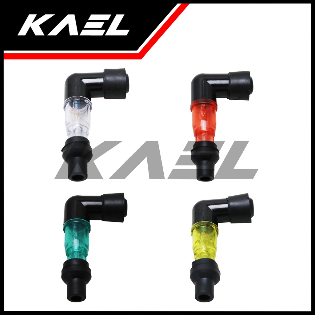 Tutup Busi Nyala Universal Motor Bebek-Matic-Sport Cangklong-Cop-Dop Spark-Plug Cover-Penutup Beat-F1-FI-Pop-eSP-Street/Vario 110-125-150 Old-New LED/Mio-M3-Z/Scoopy/Spacy/Fino/Jupiter-MX-Z/Supra-X-125-Fit/Grand/Vega-R-ZR/Blade/Revo-Absolute