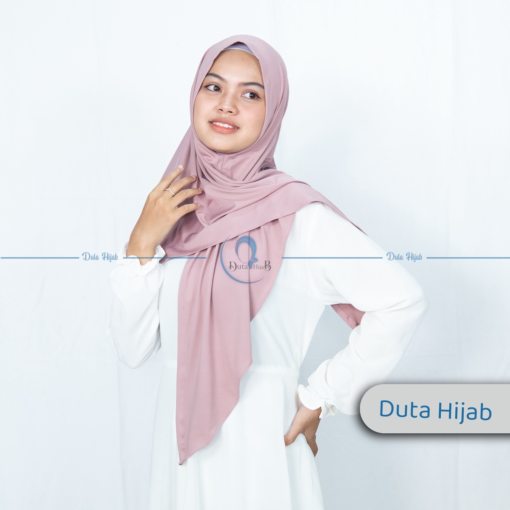 Hijab Segitiga Instan Jersey Malay | Jilbab Instan Segitiga Jersey