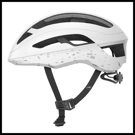 Helm Sepeda Crnk Angler Helmet - Stone White Shiny