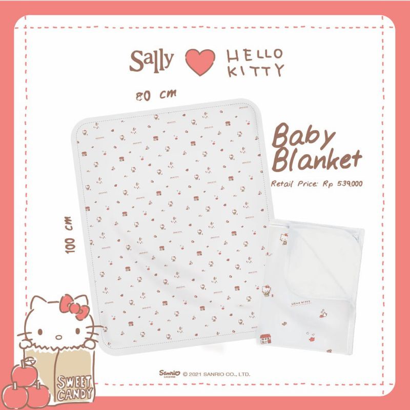 Friends of Sally - Double Baby &amp; Adult Blanket Hello Kitty