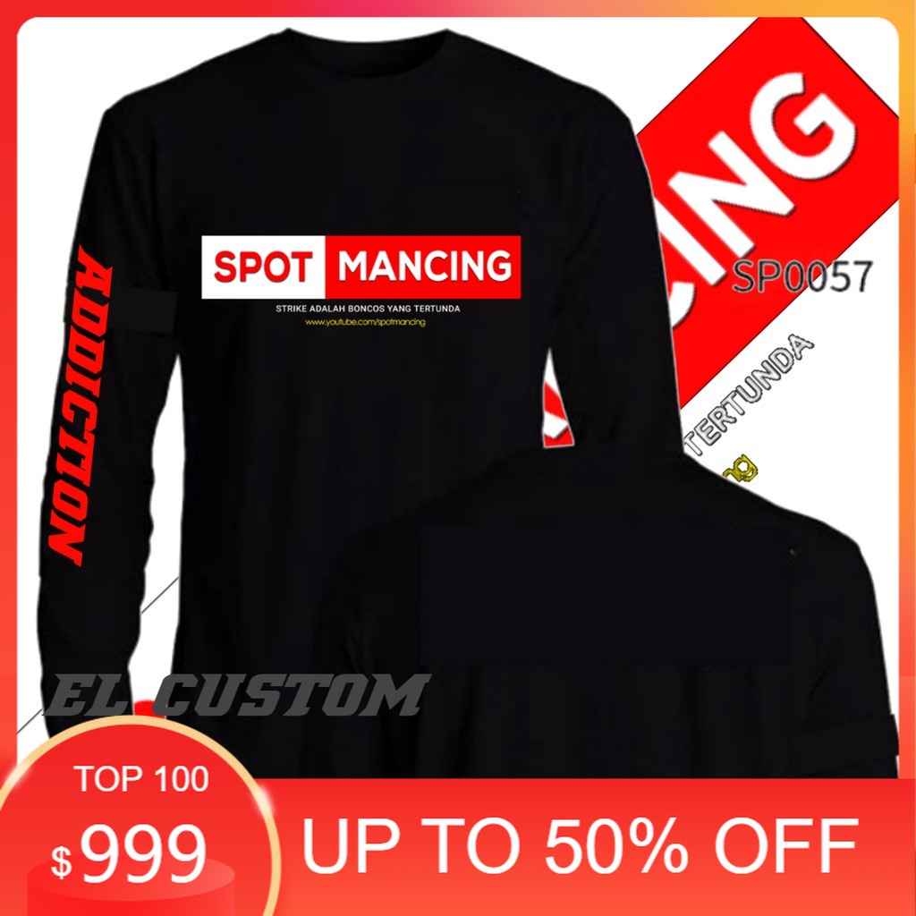 KAOS MANCING//BAJU MANCING// PREMIUM ORIGINS  SPOT MANCING // BISA CUSTOM NAMA,TULISAN,LOGO,BAJU MAN