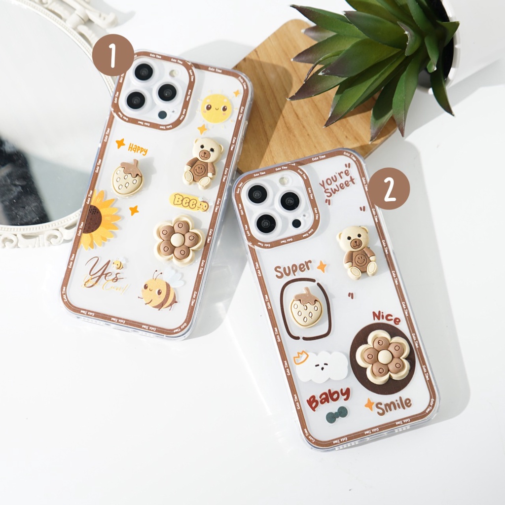 Softcase Bening Timbul Vivo Y02/Y35/Y16/Y22/V25/V25E 2022 [3D06] Case Bening Vivo Y02/Y35/Y16/Y22 20