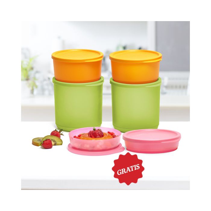 Tropical round set tupperware