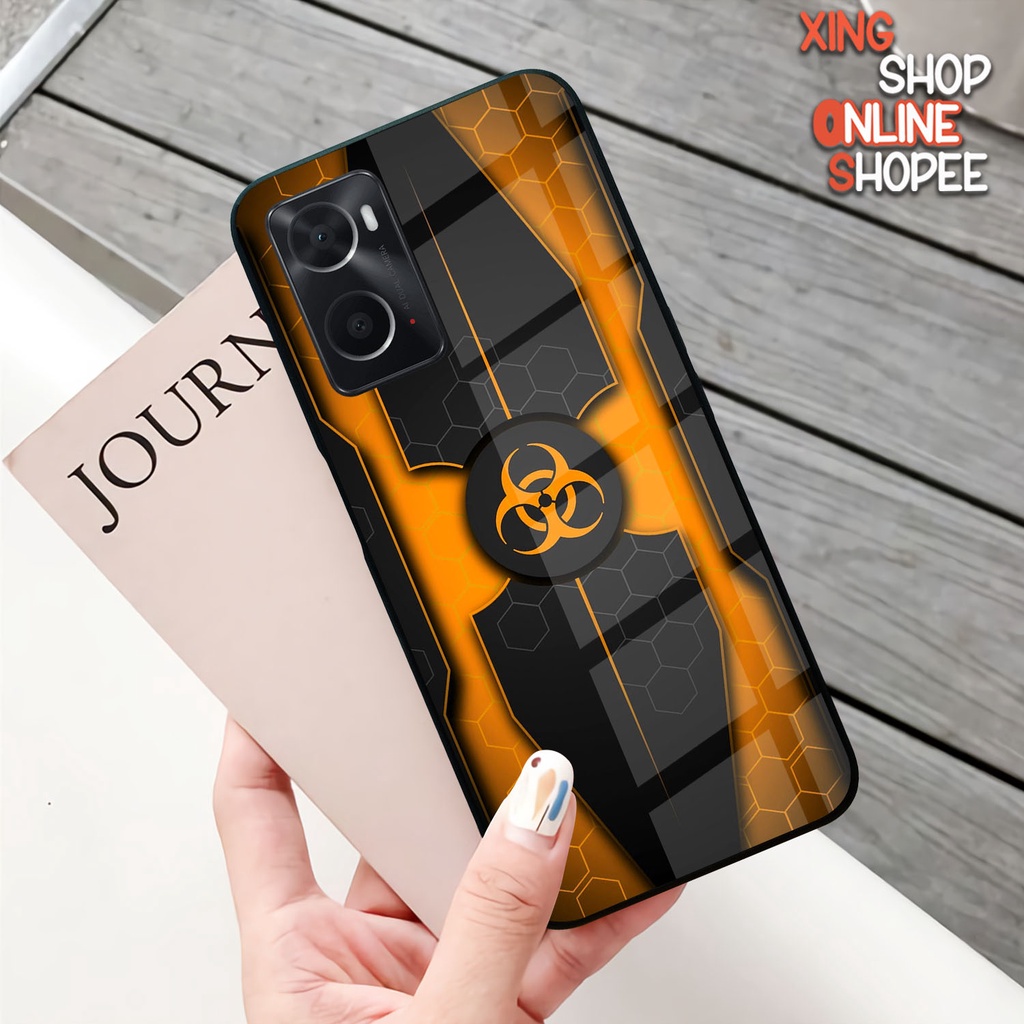 Case Kilau Oppo A76 A96 | Casing Hp Glossy | Motif Rog Mesin