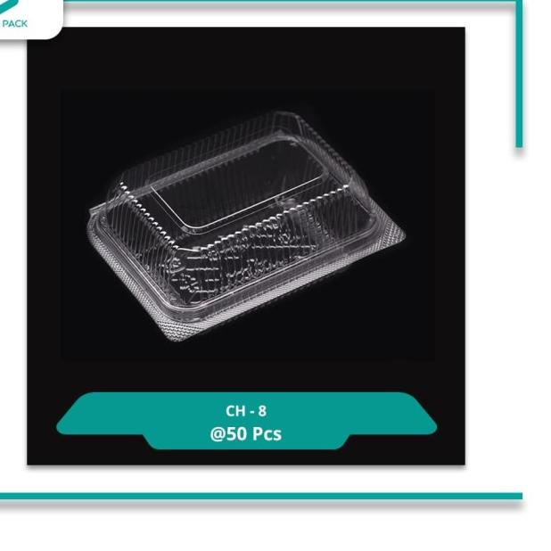 

Virtuspack/ Mika Kue / Mika Sushi / Mika Box Plastik / CH-8 / 50pcs