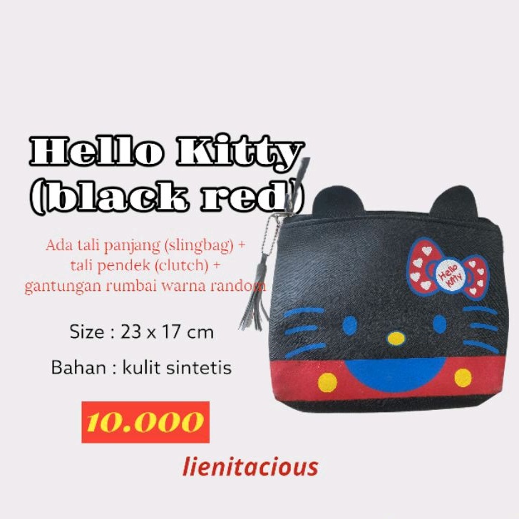 Slingbag Hello Kitty Slingbag anak Slingbag murah Slingbag lucu slingbag hitam tas hello kitty